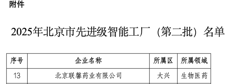 北京市先进级智能工厂添新员 大兴+1背后的北京科技发展新图景